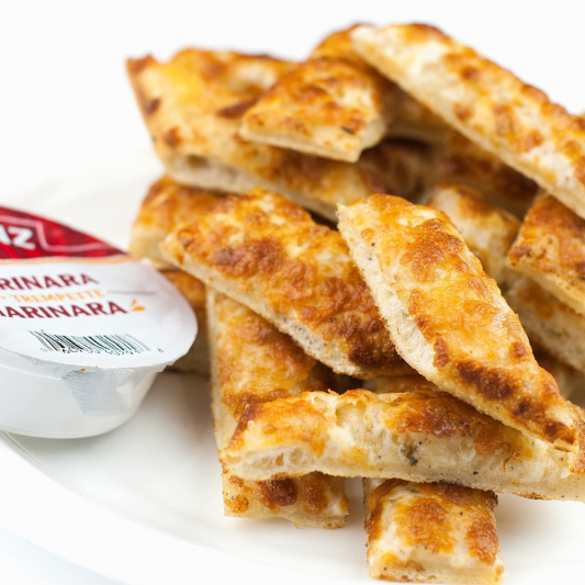 Cheese garlic fingers with marinara dip at BIG John's Pizza & Donair, Calgary